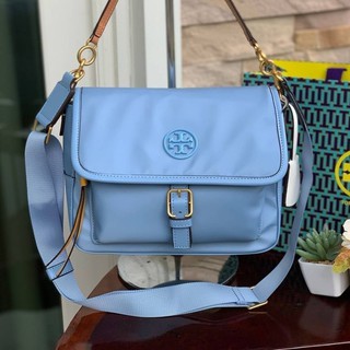 💕 TORY BURCH Logo Patch Satchel Bag