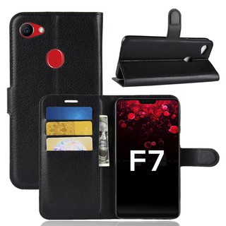 OPPO F7 เคสหนัง โทรศัพท์กรณี