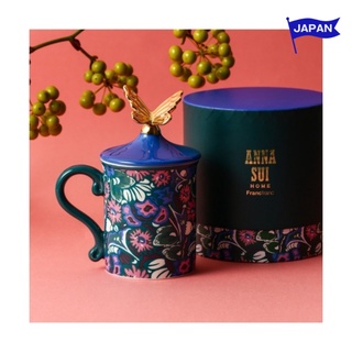 [ส่งตรงจากประเทศญี่ปุ่น] Francfranc ANNA SUI Mug Flower Blue แก้ว แป้ง สีฟ้า