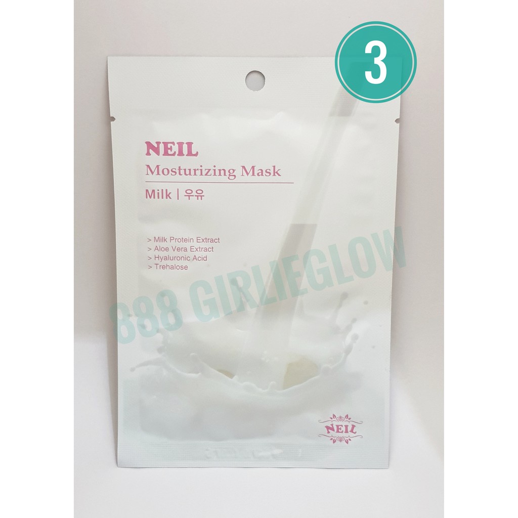 Neil Mask แผ่นมาส์คหน้าสูตรธรรมชาติ made in Korea - girlieglow - ThaiPick