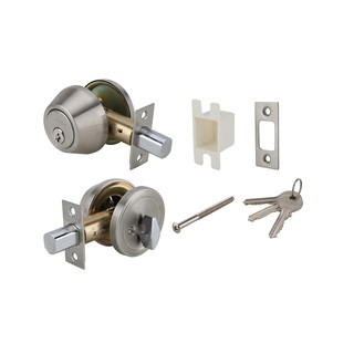 HAFELE กุญแจลิ้นตายสแตนเลสสตีล  DEADBOLT กุญแจลิ้นตายหางปลาบิดHAFELE 489.10.500