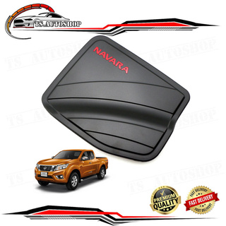 ครอบฝาถัง ดำด้าน โลโก้แดง รุ่น 2/4 ประตู ตัวยกสูง Nissan D23 Navara Np300 Wide Body 4x4