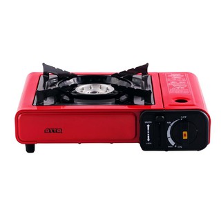 เตาแก๊สปิกนิก OTTO GS800 สีแดง เตาแก๊ส PORTABLE STOVE OTTO GS800