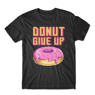 [COD]ขายดี เสื้อยืดลําลอง แขนสั้น พิมพ์ลาย DonutGiveUp Premium Tee BHjdeb55EClfpp68S-5XL