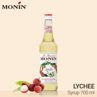 MONIN Lychee Syrup 700ml น้ำเชื่อมกลิ่นลิ้นจี่ 700 มิลลิลิตร