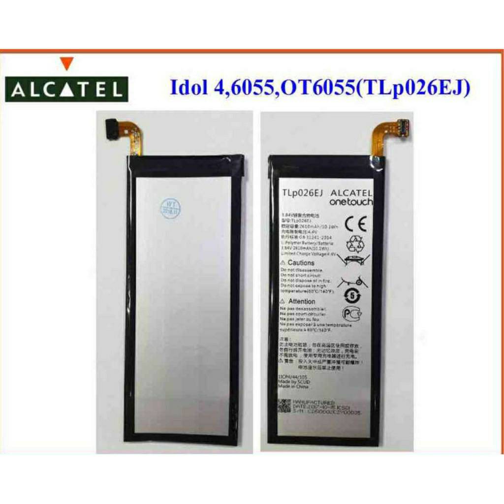 แบตเตอรี่ Alcatel One touch Idol 4 6055 TLp026EJ