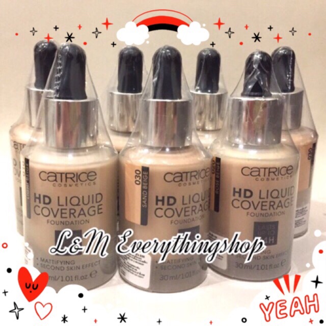 Catrice​ รองพื้น catrice hd liquid coverage พร้อมส่ง
