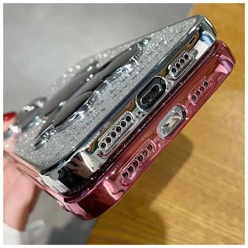 ส่งจากไทย เร็ว1-2วัน เคสโทรศัพท์ Case Oppo Reno7z Reno8z A57 4G A57 5G  A77 A77s Reno5 A15 หมีกากเพชร สวยหรู