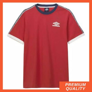 เสื้อยืด พิมพ์ลายโลโก้ Umbro RINGER สีแดง