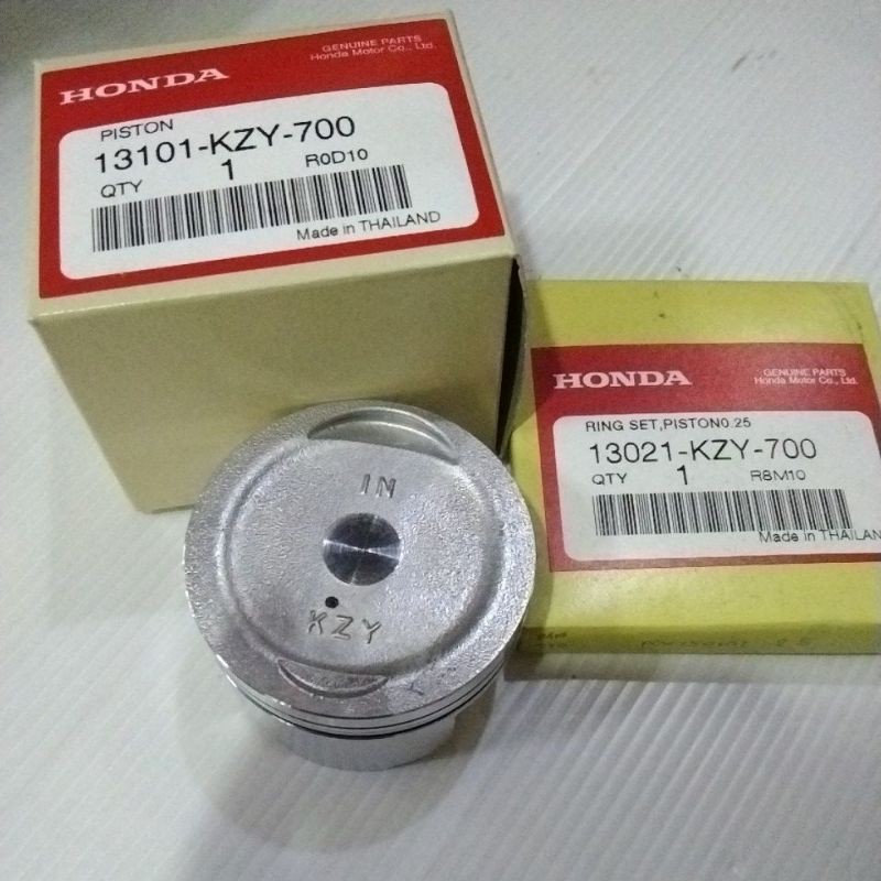 ลูกสูบ+แหวนแท้ศูนย์ PCX-150 (12-14) (ชุดละ) KZY/ HONDA (สลัก14มิล)