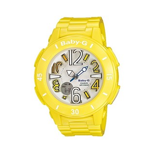 BABY-G รุ่น BGA-170-9B Casio นาฬิกาข้อมือผู้หญิง สายเรซิ่น สีเหลือง