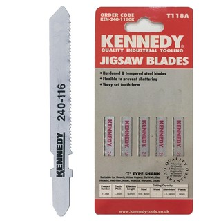 KENNEDY ใบเลื่อยจิ๊กซอ JIGSAW BLADES (EQV. TO BOSCH T118A) PKT-5 แบบเสียบ