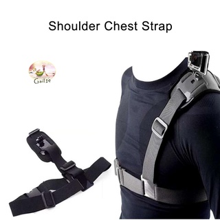 Shoulder Chest Strap Mount Harness Belt for GoPro Hero 11/10/9/8/7/6/5/4/3+/3 Session SJCam YI