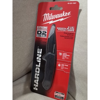 มีดพับเอนกประสงค์ HARDLINE Milwaukee D2 STEEL 2.5" 48221997