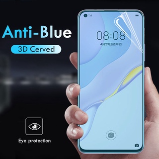 Soft Anti Blue Ray TPU Hydrogel Film Screen Protector For Huawei P20 Lite P30 P40 Pro Mate 20 Honor 8X Nova 5T 7 SE 7i Y7 Y9 Prime 2019 Y9S Y6P Y5P Anti UV Purple Light