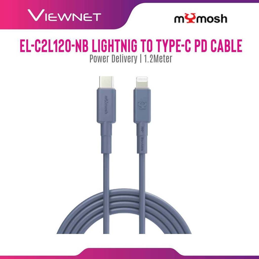 MYMOSH C2L120 CABLE I-CABLE TO USB-C PD 1.2M / FAST CHARGING / 30KG TEAR RESISTANCE / CHARGE & SYNC 