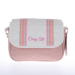 Carry-All กระเป๋าสะพายข้าง ขนาด 22x17x6 ซม. CANXG-3002 สีชมพู (แคร์รี่ออล์)