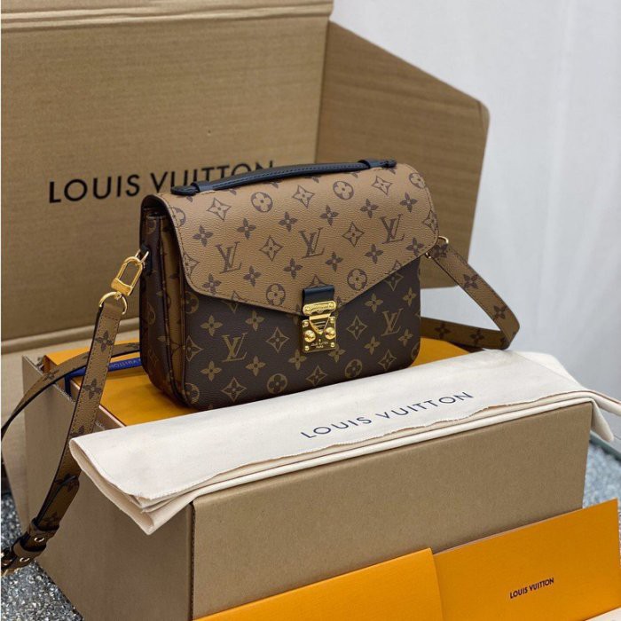 XE】Noy LV M41465 Pochette Metis Monogram Reverse Canvas Shoulder