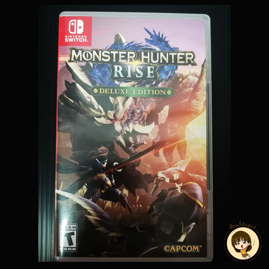 Nintendo Switch เกม Monster Hunter Rise (Deluxe) มือสอง พร้อมส่ง สภาพใหม่ (โค้ดใช้แล้ว)