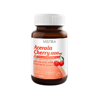 VISTRA Acerola Cherry 1000 mg. (45 Tablets) 62.25g.