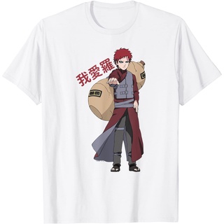 เสื้อยืด พิมพ์ลาย Naruto Shippuden Gaara