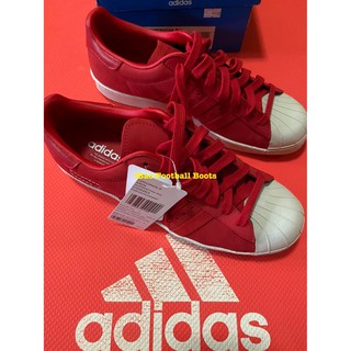 รองเท้า adidas superstar 80s ของแท้ สีเเดง