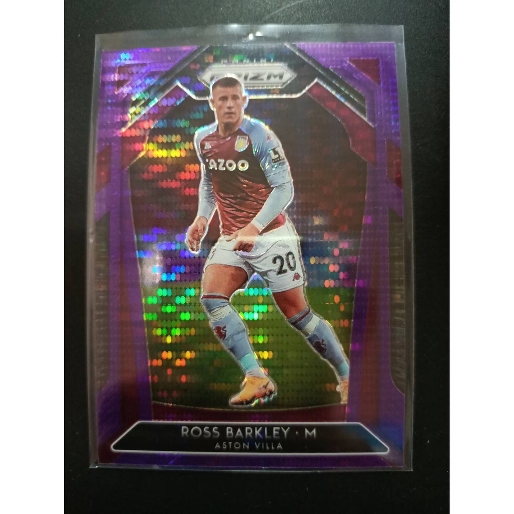 2020-21 Prizm Premier Aston Villa ROSS BARKLEY Prizm Purple 88/99 #285