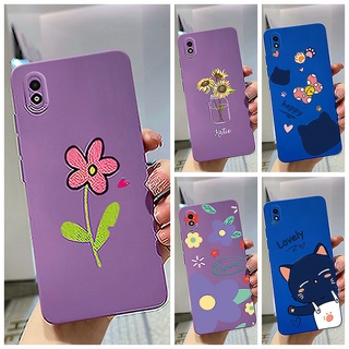 เคสโทรศัพท์ ซิลิโคนนิ่ม TPU กันกระแทก ลายการ์ตูนดอกไม้น่ารัก สําหรับ Samsung Galaxy A03s A03 A02 A01 Core A01Core