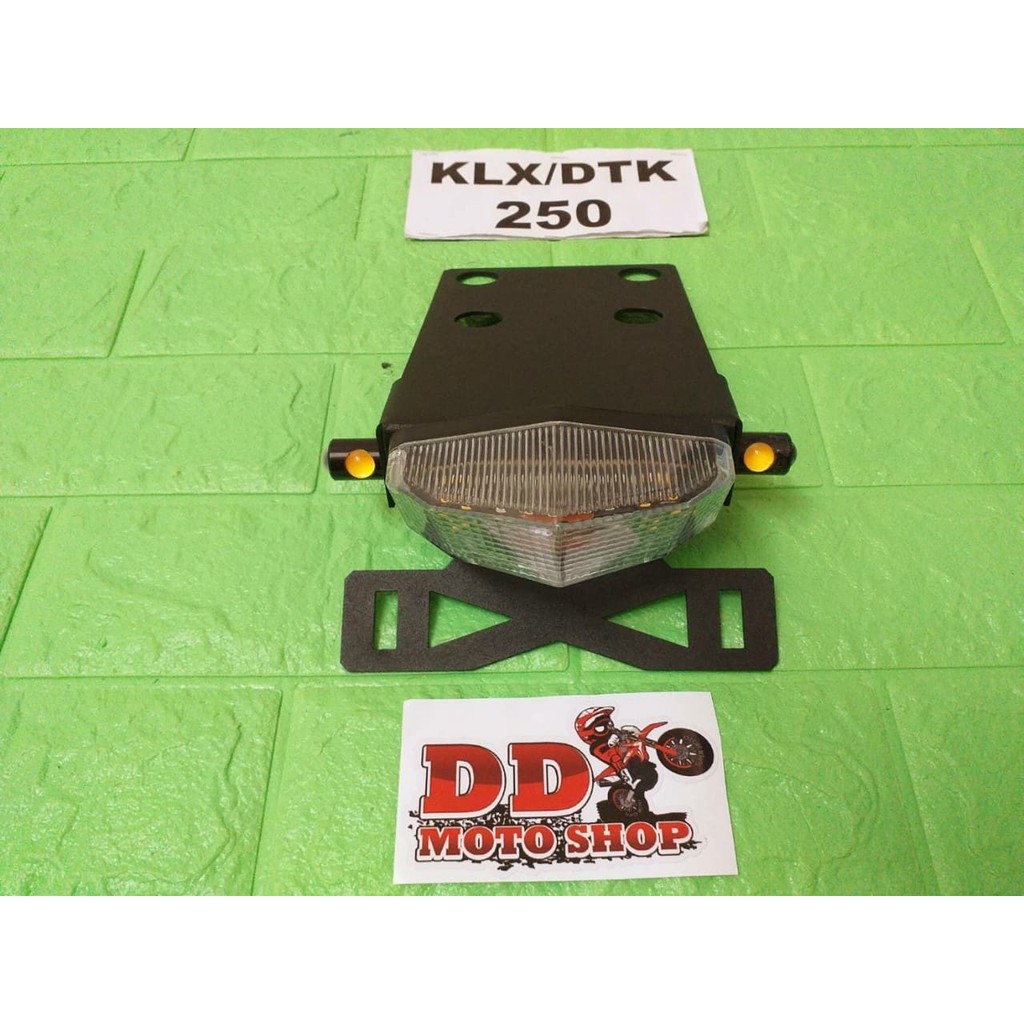 ท้ายสั้น KLX250 DTK250 D-TRACKER250 #แบบใส่ไฟเลี้ยวตาแมว #โครงเหล็กหนา 1.2 mm - รูปที่ 2