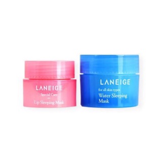 (แพ็คคู่) Laneige sleeping mask EX 15ml &amp; Lip sleeping mask EX 3g