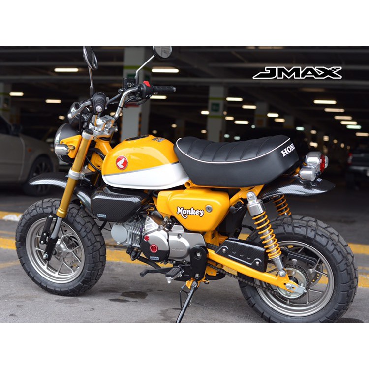 -การ์ดโช๊คหน้า (L+R) ลายฟิมล์ 6D J-MAX HONDA MONKEY 125 ราคา 990