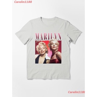 เสื้อยืดลำลอง2022 Marilyn Monroe Tribute Essential T-Shirt ผู้หญิง ดพิมพ์ลาย ดผ้าเด้ง คอกลม cotton แฟชั่น discount Unise