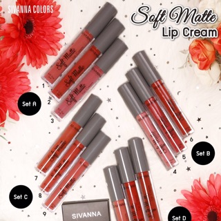 ลิปซอฟท์แมท sivanna colors soft matte lip cream