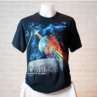 ผ้าฝ้าย 100%เสื้อวง PINK FLOYD ลิขสิทธิ์แท้100%S-3XL