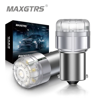 Maxgtrs หลอดไฟ LED 1200LM Canbus P21W 1156 BA15S สําหรับ Skoda Superb Octavia 2 FL 2010 2011 2012 2013 2 ชิ้น