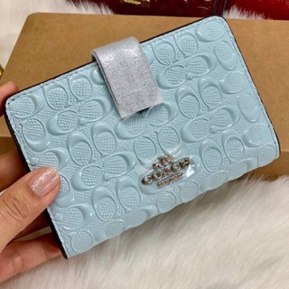 COACH MEDIUM CORNER ZIP WALLET ((25937))