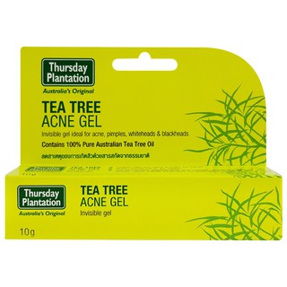 Thursday Plantation Tea Tree Acne Gel 10g. เทริสเดย์ แพลนเทชั่น แอคเน่ เจล เจลแต้มสิว บำรุงผิว