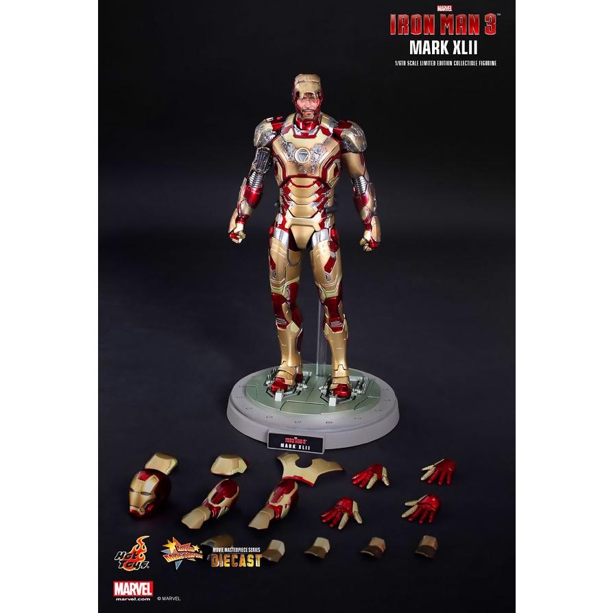 HOT TOYS IRONMAN MARK XLII MK42 DIECAST โมเดลไอออนแมนมาร์ค42 ไอ