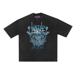 เสื้อยืด พิมพ์ลาย OVERSIZE TOXIC1805 LAMB OF GOD WASHING DARK สําหรับผู้ชาย