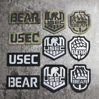 ป้ายสะท้อนแสง ลาย Escape Tekov USEC และ BEAR สําหรับติดกระเป๋าเป้สะพายหลัง