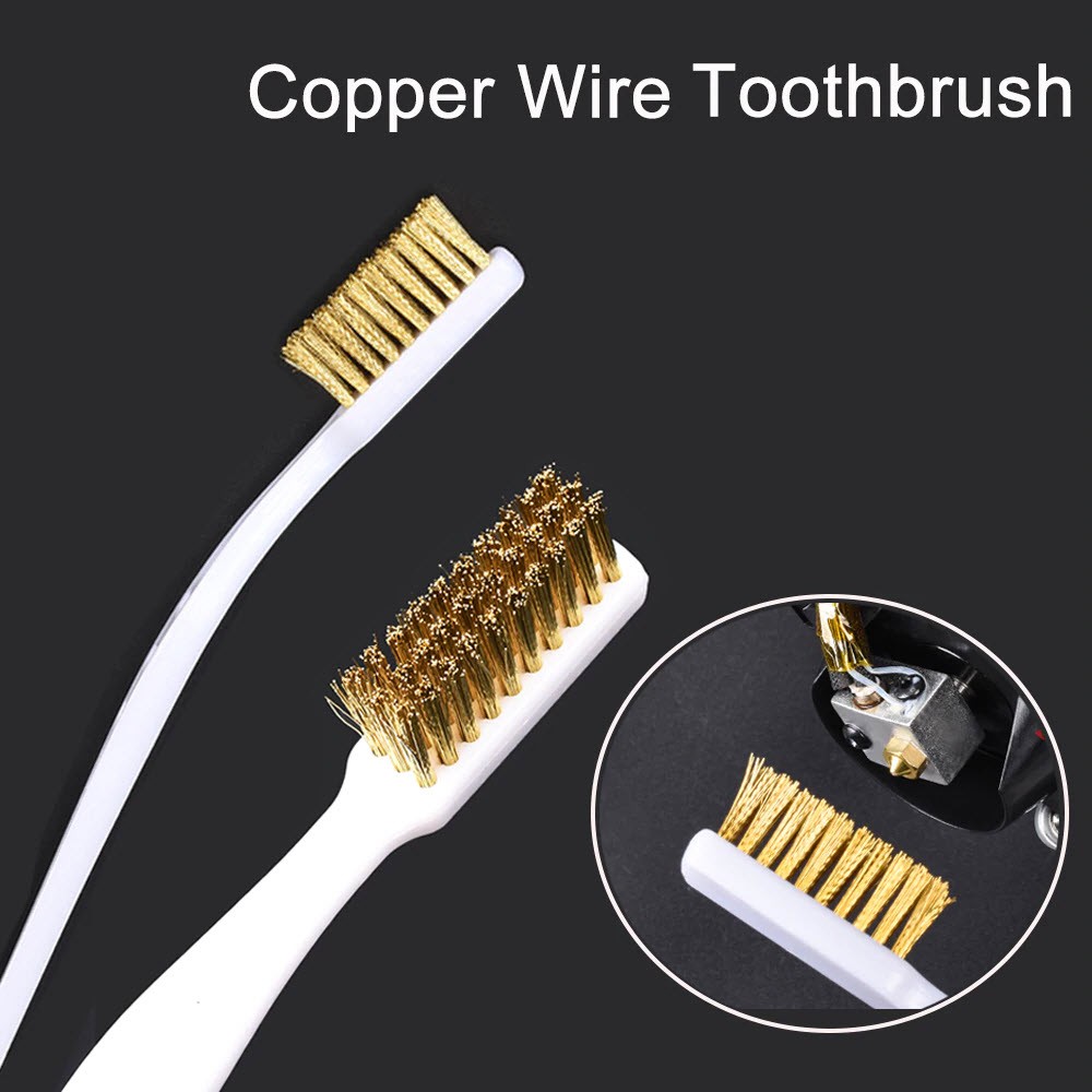 Copper Wire Toothbrush แปรงทำความสะอาด หัวฉีดเครื่องพิมพ์ 3 มิติ