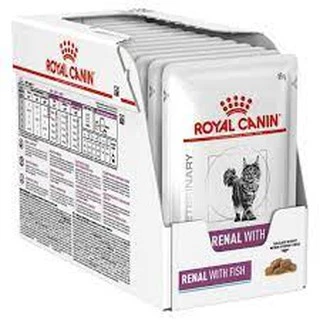 Royal Canin Cat Renal with fish pouch 85g x 12 ซอง