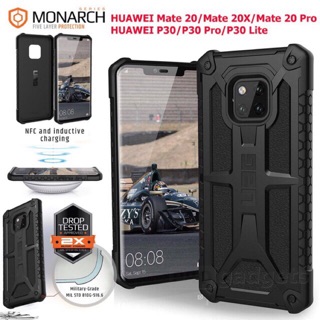 ส่งจากไทย UAG สำหรับรุ่น  Huawei P20 P20pro P30 P30pro P30lite Mate20 Mate20pro Mate20X คุณภาพดีสำหรับ เคสUAG Monarch