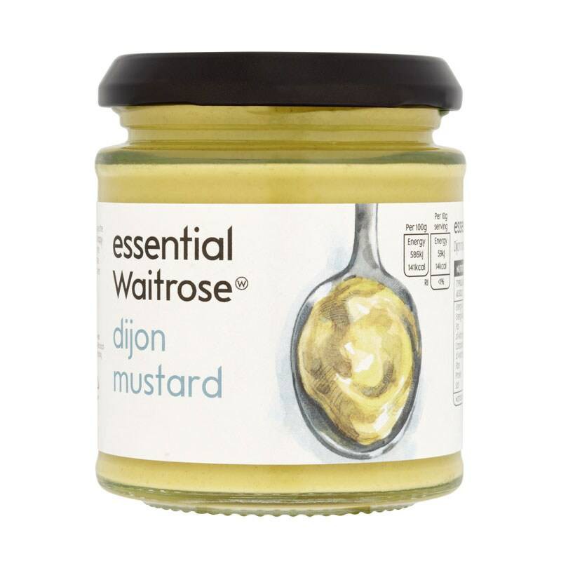 essential waitrose dijon mustrad.180 g.