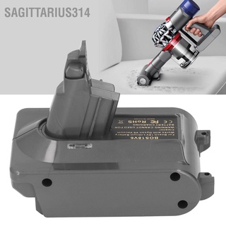 Sagittarius314 อะแดปเตอร์แปลงแบตเตอรี่ ความแข็งสูง สําหรับเครื่องดูดฝุ่น Bosch 18V เป็น V6