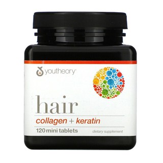 New🌟PreOrder🌟 Youtheory, Hair, Collagen + Keratin, 120 Mini Tablets🌟🌟