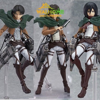 💕attack on titan IN STOCK ฟิกเกอร์พีวีซี  Attack On Titan Levi Mikasa Eren Ackerman levi ackerman figure attack on titan ของสะสม ของเล่นสําหรับเด็ก ฟิกเกอร์พีวีซี Attack On Titan Levi Ackerman ของเล่นสําหรับเด็ก ฟิกเกอร์พีวีซี Attack On Titan Levi Ackerma