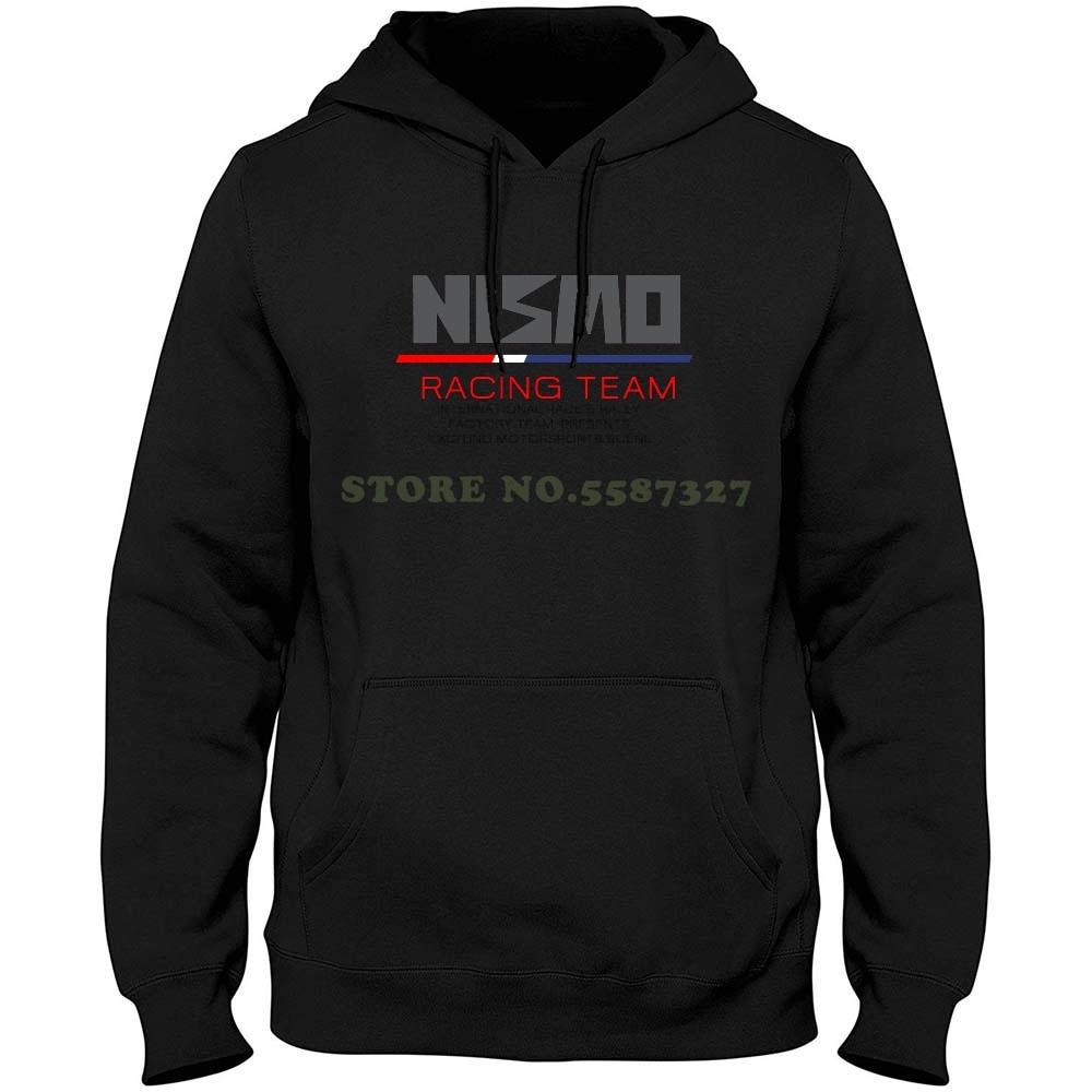 เสื้อกันหนาวมีฮู้ดแขนยาวลายทีม Nismo Racing Team สําหรับผู้หญิง