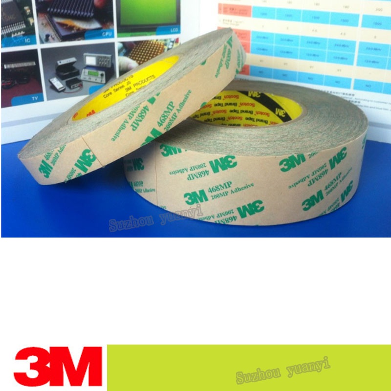3M 468MP 3M 468 เทปสองด้าน 200MP แผ่นเทปถ่ายโอนกาว 3M468 เทปโปร่งใสบางเฉียบไม่มีสารย่อย