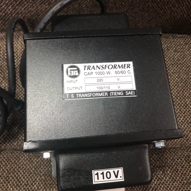 🔌 หม้อแปลงไฟ 110v พร้อมส่ง ขนาด 👉🏻1000w ราคา 2,500บาท 👉🏻2000w ที่3,400บาท หม้อแปลงไฟฟ้า หม้อแปลง แปล